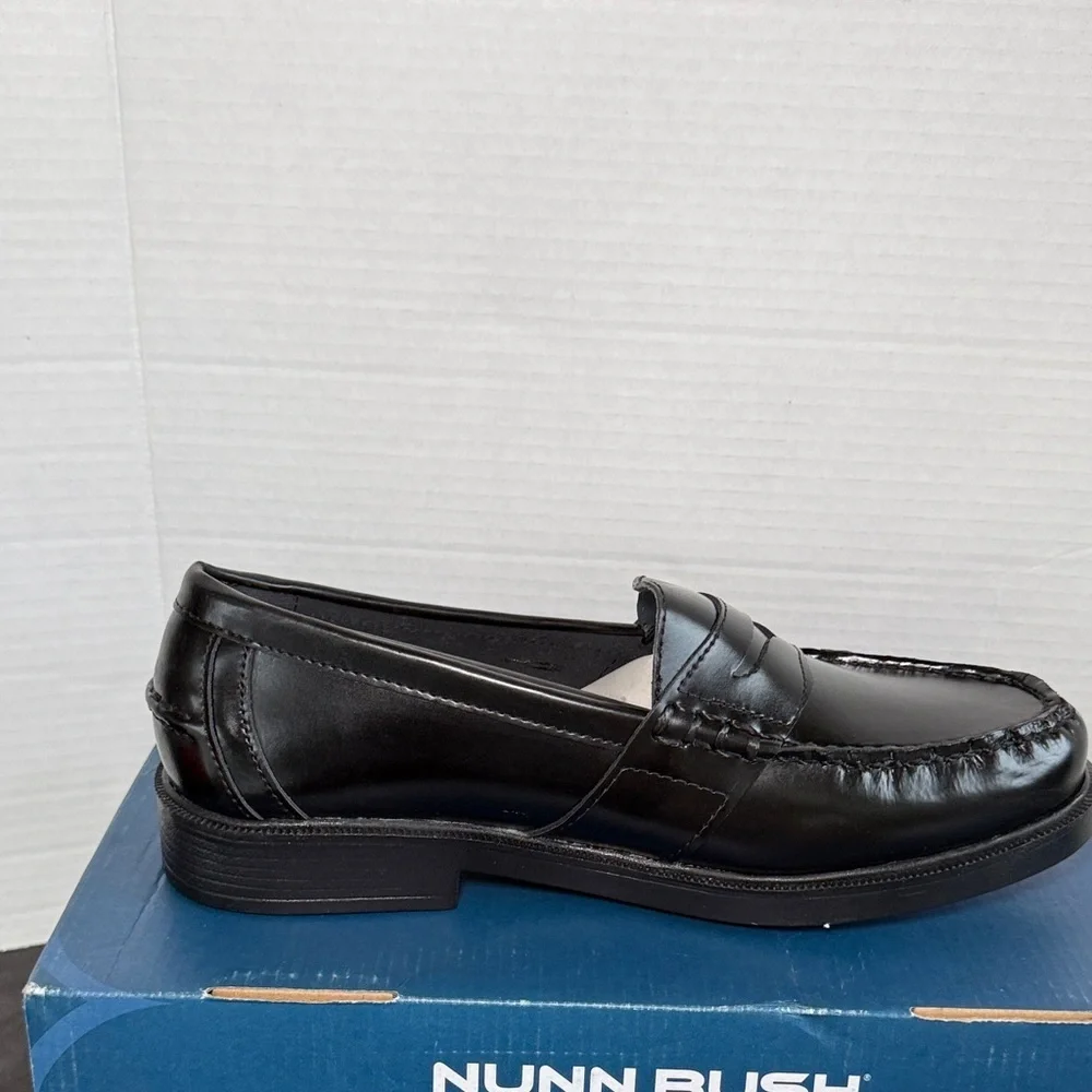 NEW! Nunn Bush Men's Lincoln Moc Toe Penny Loafers 10.5W